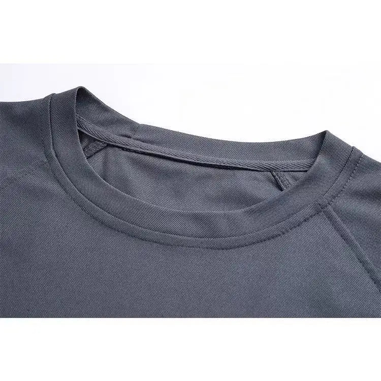 Men’s Quick-Dry Summer T-Shirt – O-Neck Lapel Pullover (M–4XL)